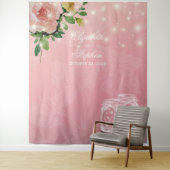 ウェディング フォトブース 背景 シック フラワー メイソンジャー タペストリー (インサイチュ)