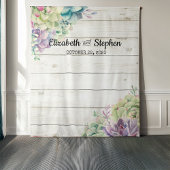 ウェディング フォトブース 背景 シンプル ラスティック ウッド タペストリー