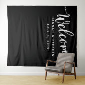 ウェディング フォトブース 背景 バナーへようこそ タペストリー (インサイチュ(横))