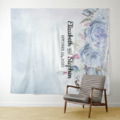 ウェディング フォトブース 背景 ボホ フラワーフィー達 タペストリー (インサイチュ(横))