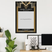 ウェディング フォト プロップ | ガツビー風パーティー ポスター (ホームオフィス)