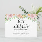 ウェディング　フラワー　ロマンス　マリッジ　エロープメント　レセプション　招待状 招待状 (スタンド正面)