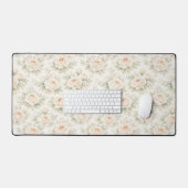 ウェディング フローラル パターン デスクマット (キーボード&マウス)