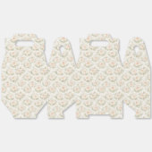 ウェディング フローラル パターン フェイバーボックス (見開き)