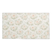 ウェディング フローラル パターン 枕カバー (裏面)
