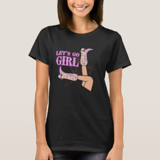 ウェディング ブライズ バチェロレッテ パーティー おそろいの ウェスタン Let's G Tシャツ