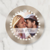 ウェディング＆ブライダルシャワーのお礼タグ写真 フェイバータグ (裏面)