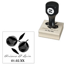 ウェディング ブライダルシャワー オレンジ シトラス 手描き