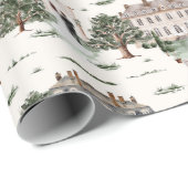 ウェディング ブライダル シャワーのための花婿と花嫁 ラッピングペーパー (ロールコーナー)