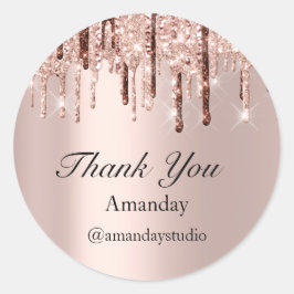 ウェディング ブライダル シャワー 感謝 ローズ スイート 16 ラウンドシール