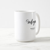 ウェディング ブライダル パーティー プロポーズ ギフト ブライズメイド向け コーヒーマグカップ (正面右)