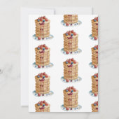 ウェディング ブランシュ | パンケーキ 招待状 (裏面)