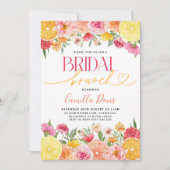ウェディング ブランシュ ブライト シトラス レモン ウェディング シャワー 招待状 (正面)