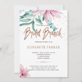 ウェディング ブランシュ ブラッシュ ピンク カッパー ゴールド ウェディング シャワー 招待状 (正面)