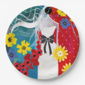 ウェディング ブリス ペーパープレート (正面)