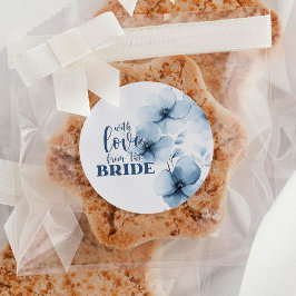 ウェディング ブルンチ サムシング ブルー 新婦からの愛 ラウンドシール