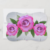 ウェディング ブルーム ローズ ロマンチック デスティニー デスティニー 招待状 (裏面)