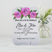 ウェディング ブルーム ローズ ロマンティック デスティニー デスティニー 招待状 (スタンド正面)