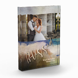 ウェディング ブレスド ウォーターカラー フォトブロック