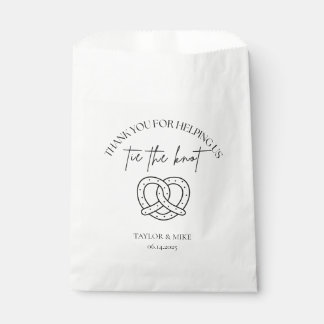 ウェディング・プレッツェル・ファヴォア・バッグ Tie the Knot フェイバーバッグ