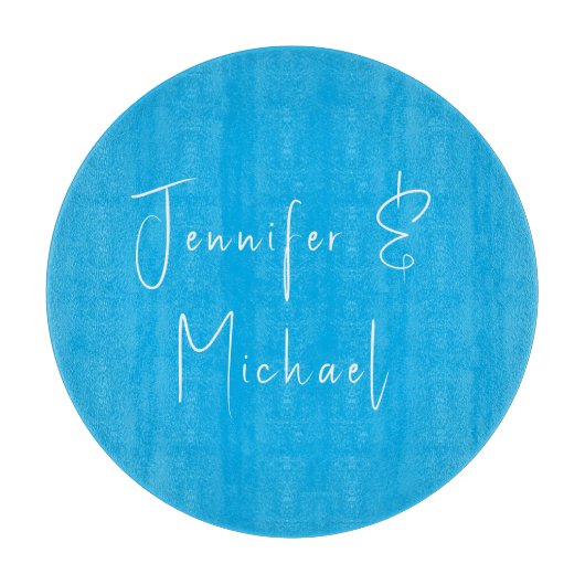 ウェディング プロフェッショナル クラシカル スカイ ブルー カッティングボード (正面)