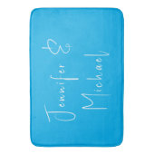 ウェディング プロフェッショナル クラシカル スカイ ブルー バスマット (正面縦)