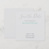 ウェディング プロフェッショナル デザイン モダン セーブ・ザ・デート (正面/裏面)