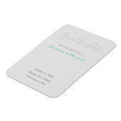 ウェディング プロフェッショナル デザイン モダン 保存 日付 マグネット (左側)