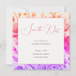 ウェディング プロフェッショナル ミニマリスト キュート フラワーリング セーブザデート