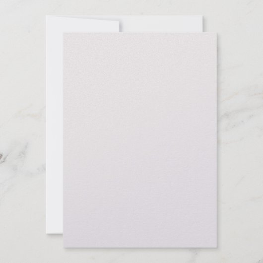 ウェディング プロフェッショナル ミニマリスト プレーン モダン パール セーブザデート (裏面)