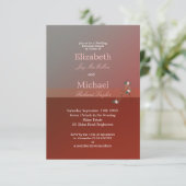 ウェディング ボヘミアンチック ティーピー リハーサルディナー 招待状 (スタンド正面)