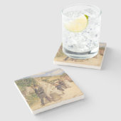 ウェディング・マーチ（結婚式の場面） ストーンコースター (横)