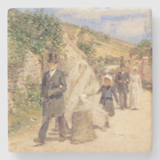 ウェディング・マーチ（結婚式の場面） ストーンコースター (正面)