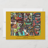 ウェディング - メキシコ人カップルの生命をお祝いしよう 招待状 (裏面)