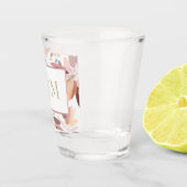 ウェディング/モノグラム 春のスタイル 現代の花 ショットグラス (右)