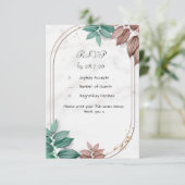 ウェディング レスポンス カード (スタンド正面)