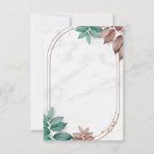 ウェディング レスポンス カード (裏面)