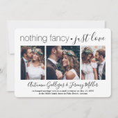 ウェディング・レセプション4 写真 特別なものは何もない ただ愛だけ 招待状 (正面)