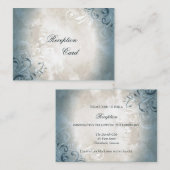 ウェディング　レセプション　カード　エレガント　ヴィンテージ　フロリアージ エンクロージャーカード (正面/裏面)