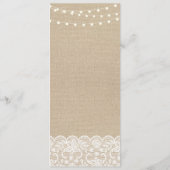 ウェディング レセプション メニュー ラスティック バルーン ライト 冬 (裏面)