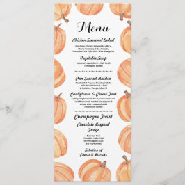 ウェディング レセプション ラスティック パンプキン オータム カード