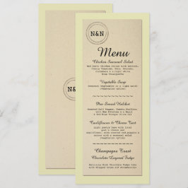 ウェディング レセプション ラスティック ライブラリー メニュー 本 メニュー 招待状