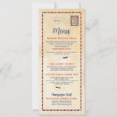 ウェディング レセプション 旅行 ポストカード 地図 (正面)