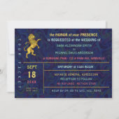 ウェディング・レトロ70sバンド・コンサート・チケット・テーマ 招待状 (裏面)