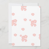 ウェディング ワード スクランブル ゲーム | ピンクとゴールドのグリッター (裏面)