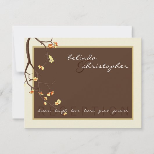 ウェディング　受付カード :: さくら３L 招待状 (正面)