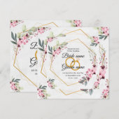 ウェディング 招待状 (正面/裏面)