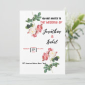 ウェディング 招待状 (スタンド正面)