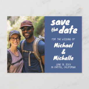 ウェディング 招待状 オーダーメイド フォト SAVE THE DATE カード