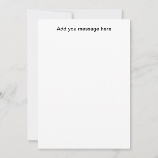 ウェディング  挿入カード 招待状 (正面)